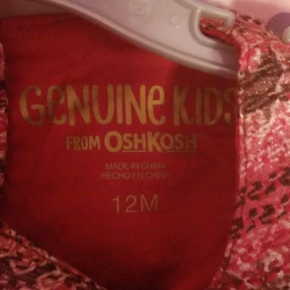 Genuine Kids OshKosh Baby Dress 12M
